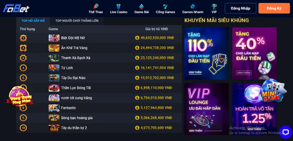 Game nổ hũ video hiện đại tại 8k8k